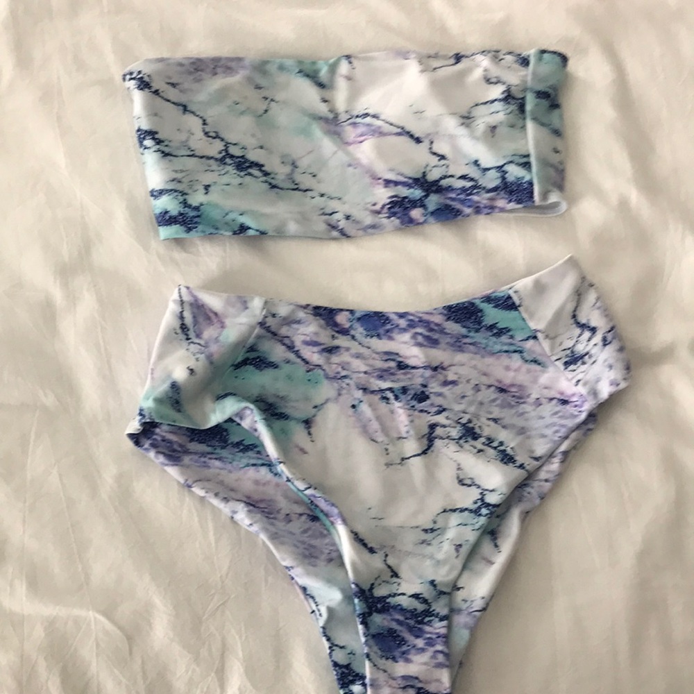 High waisted bikini. WORN ONCE